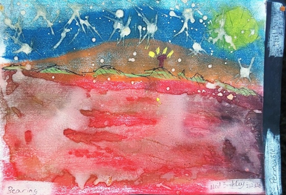 Abstract painting: Bearing